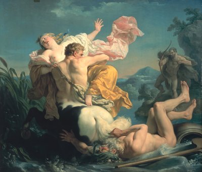 Die Entführung der Deianeira durch den Zentaur Nessus, 1755 von Louis Jean François Lagrenée